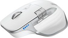 TECKNET Wireless Mouse Bluetooth 5.3 2.4G 3-Device 4800 DPI Side Scroll White picture