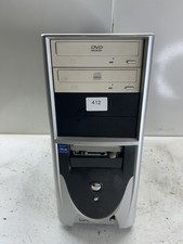 Vintage Retro Sleeper ATX PC Case Black Silver APEX PC-319 Computer Case picture