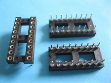 52 pcs IC Socket Adapter Round 18 Pin Headers & (IC) Sockets Pitch 2.54mm 7.62mm picture