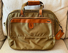 Hartmann 15in Laptop Briefcase Nylon Brown/Tan Padded Multi-Compartment picture