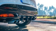 Rear diffuser for Alfa Romeo Mito, 4-piece speaker fins picture