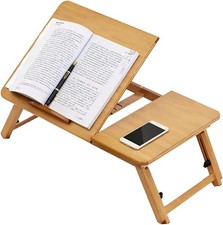 Adjustable Foldable Laptop Desk Portable Bed Table with Angle Height for Bedroom picture