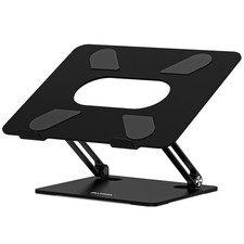 BoYata Laptop Stand, Adjustable Multi-Angle Riser, Up to 17 Inches, Black picture