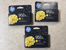BRAND NEW IN BOX GENUINE HP INK 952XL YELLOW EXP 2027 picture