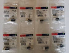 Lot of 8 Leviton 5G108-RW5 / RI5  CAT5E Jacks = White (4) and Ivory (4) picture