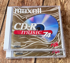 NEW Maxell CD-R Music 74 Minute Recordable CD (2) picture