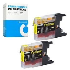 2PK OSI Compatible LC75Y Ink Cartridges fits Brother MFC J280W J425W J430W J435W picture