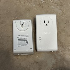 Zyxel PLA5456 AV2000 Powerline Adapter 2-Pack Gigabit Pass-Thru HomePlug AV2 picture