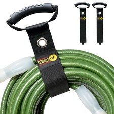 Easy-Carry Wrap-It Storage Straps - 28” (2-Pack) Black with Grommet picture