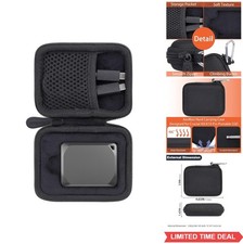 Hard Carrying Case Portable SSD 1TB 2TB 4TB USB Cable Mesh Pocket Water picture