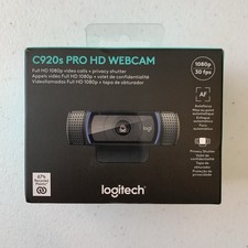 Logitech C920s HD Pro Webcam 1080p 30fps w/ Auto-Focus Open Box picture
