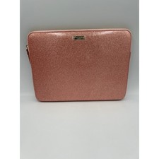 Kate Spade Rose Gold Glitter Padded Tablet Sleeve iPad Case Zip Cover picture