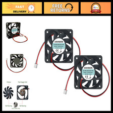 2-Pack 60mm x 15mm DC 24V Brushless Cooling Fans, Dual Ball Bearing, Quiet & Eff picture