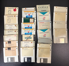 Vintage Apple Macintosh 3.5 Floppy Disk Lot of 27 HyperCard MacDraw Wingz picture