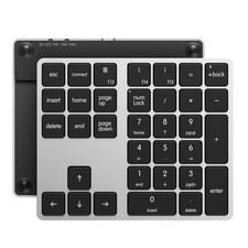 Kisnt KN300BT Bluetooth Number Pad for Laptop Data Entry Black + Silver picture