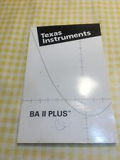VTG 2002 Texas Instruments TI BA II Plus Professional Calculator Owners Manual picture