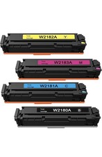 Toner Cartridges Replacement for HP 218A 4-Pack Black Cyan Magenta Yellow picture