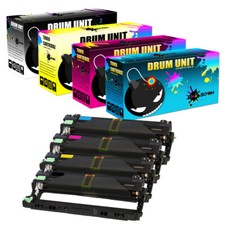 4 Drum Cartridge fits Brother DR221 MFC-9130CW MFC-9140CDN HL-3140CW HL-3142CW picture