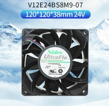 Nidec V12E24BS8M9-07 12038 12cm 24V 3.0A Inverter Violent Cooling Fan 4-wire picture