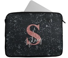 Personalised Any Name Glitter Design Laptop Case Sleeve Tablet Bag Chromebook 30 picture