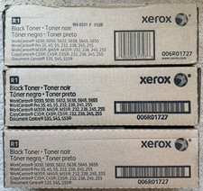 LOTS OF 3 Xerox 006R01727 Black Toner Workcentre 5030 Genuine OEM Sealed picture