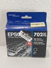 New - Epson DURABrite Ultra Black Ink Cartridge T702XL120 702XL Exp. 02/2026 picture