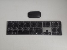 Seenda Wireless Keyboard Mouse Combo Space Grey Bluetooth Rechargeable Dual Mode picture