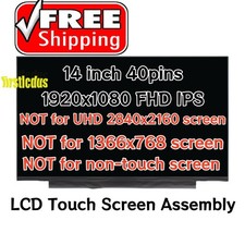B140HAK03.2 HW0A 01YN150 SD10Q66941 New LCD Display Touch Screen Replacement FHD picture