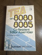 1979 TEA On 8080 8085 Editor Assembler An Early Editor For Intel Assembly Code picture