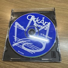 ClickArt Fonts 2 - Broderbund - CD only picture