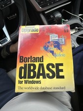 Borland dBASE 5.0 for DOS/Win – Special Upgrade – Big Box – BRAND NEW SEALED picture