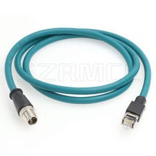 M12 8 Pin X-Coded Ethernet Cable RJ45 Cat7e for Cognex in-Sight 2000 8000 820... picture