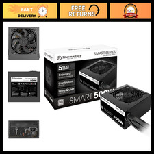500W 80+ White Certified Power Supply, Ultra Quiet 120mm Fan, ATX PSU, Active PF picture