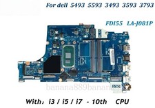 LA-J081P For DELL Inspiron 5493 5593 3493 motherboard i3 i5-1035G1 i7-1065G7 CPU picture