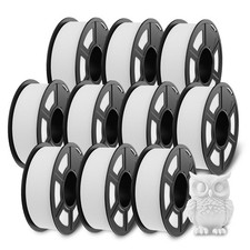 JAYO 10*1.1KG Matte PETG White High Speed 1.75mm 3D Filament High Flow Speedy picture