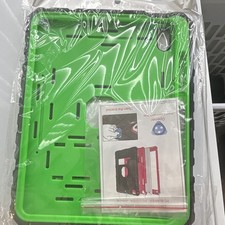 Apple iPad 9.7 Rugged Case Impact Resistant Shockproof Green/Black Plastic picture