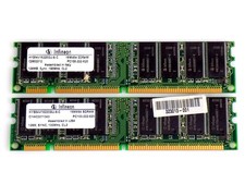 256MB (2x128MB) HP Compaq 323013-001 HYS64V16220GU-8-C SDRAM 100Mhz PC133 RAM picture
