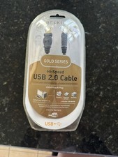 Belkin USB2 Hi-Speed USB Cable 24K Gold Plated Series 6 Ft, Type A-B 40 X Faster picture