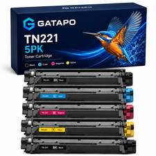 TN221-5PK Color toner set For HL 3140cw MFC 9340cdw 9130 picture