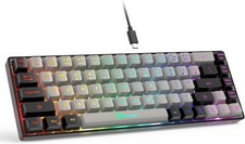GEODMAER 65% Gaming Keyboard Wired RGB Backlit 68 Key Compact Mini Keyboard PC picture