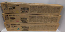 Ricoh Genuine Color Toner Set C9200 - CMY 828511 828512 828513 picture