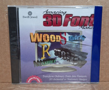 Amazing 3D Font Maker (PC) by Swift Jewel - New / Sealed picture