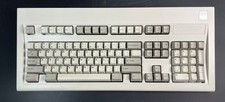 Vntg IBM Model M  1390120 Square Badge -Feb 10, 87   Bolt -Mod Restored +Cables picture