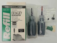 High Resolution HP DeskJet Black Ink Refill Kit for Cartridge 51626A -Twin Pack picture