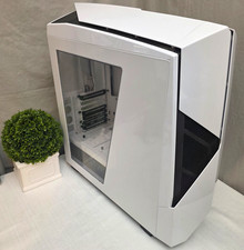NZXT Phantom ATX Mid Tower Case White/Black Steel w/ Acrylic Side Panel picture