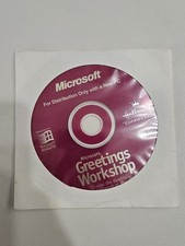 Microsoft Greetings Workshop Software CD-ROM Windows 95 Hallmark Connections picture