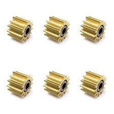 6pcs Cutter Copper Gear CQ890-67091 Fits For HP DesignJet T530 T830 T730 T520 picture
