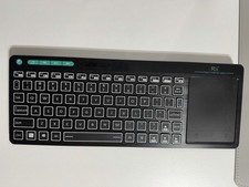 Rii Wireless Dual Mode Multimedia English Keyboard 2-LED Color Backlit RT518S picture