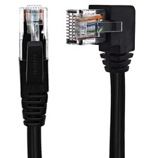 XANHAM 90 Degree Cat 6 Ethernet Cable Left Angle 10FT RJ45 Network Patch Cord... picture