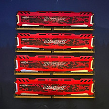 Crucial Ballistix Sport DDR4 32GB (4x8GB) DDR4-2400 PC4-19200 288-Pin picture